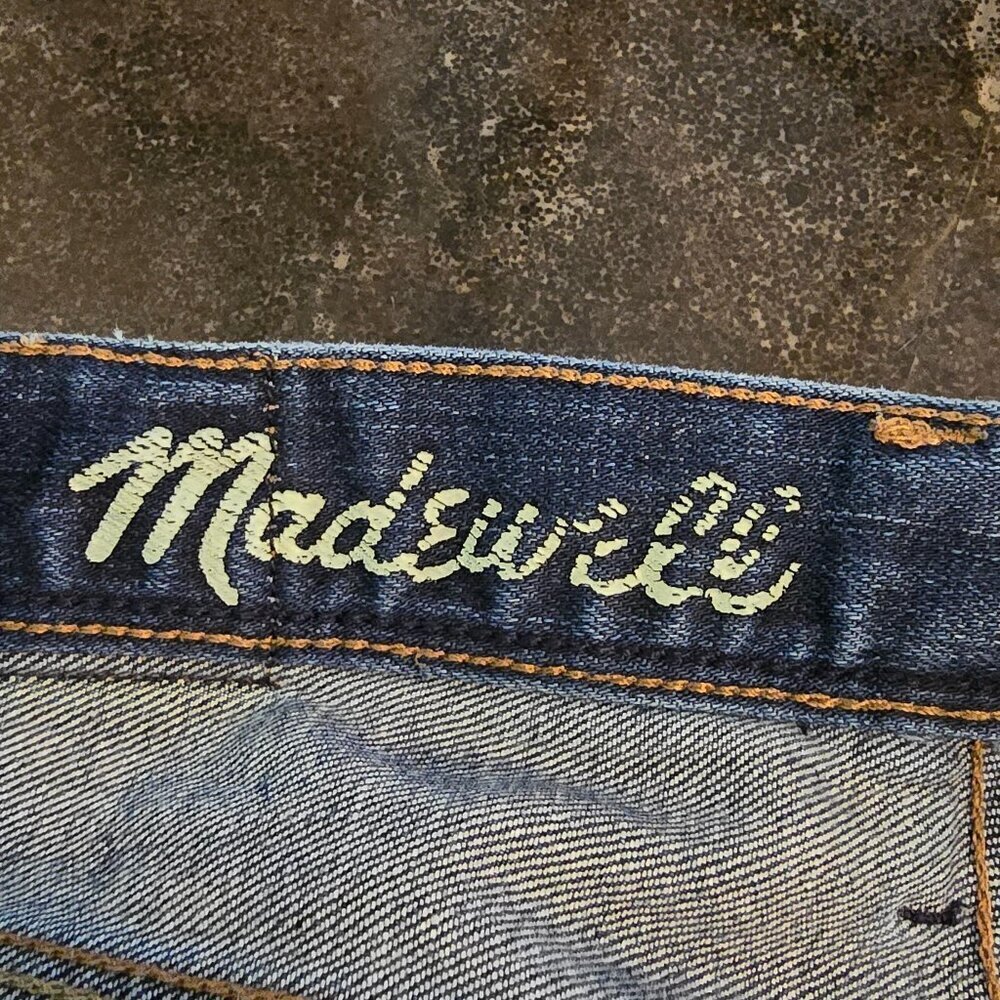 Madewell The Rail Straight Jean 28x34 Dark Wash - Picture 6 of 10